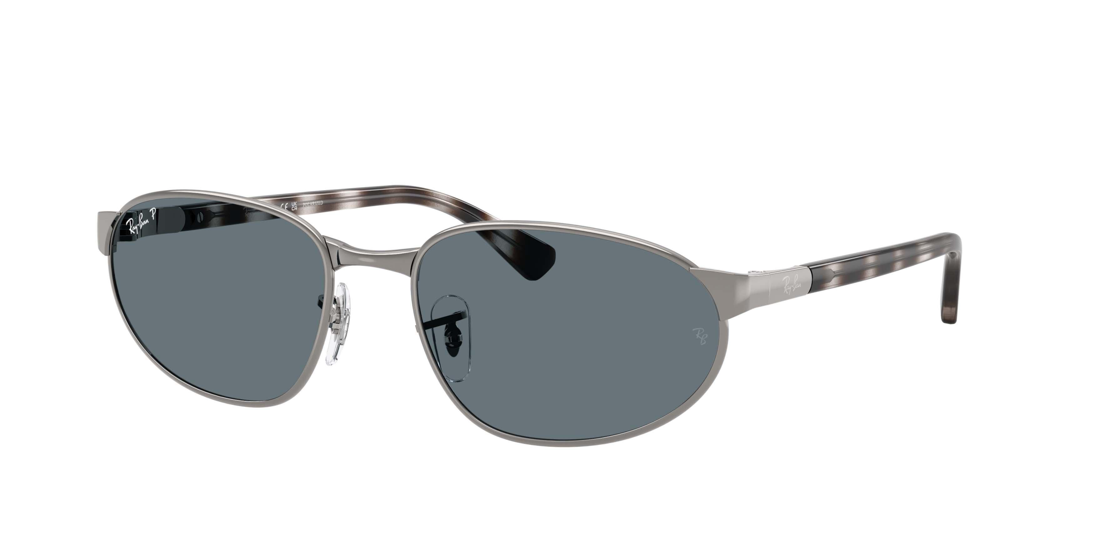 Ray-Ban RB3777 Dark Blue Polarized Sunglasses – Gunmetal